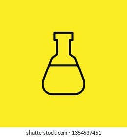 flask bottle icon vector
