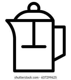 Flask Bottle Vector Icon