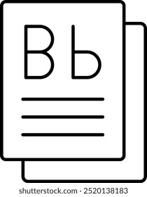 Diseño de icono de línea de Vector de tarjeta de frasco