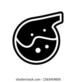 flask with chemical fluid icon. Element of Science for mobile concept and web apps icon. Glyph, flat icon for website design and development, app development