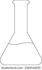 
Flask for chemical preparations for decoration and design.
