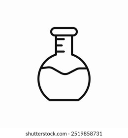 flask chemistry icon sign vector