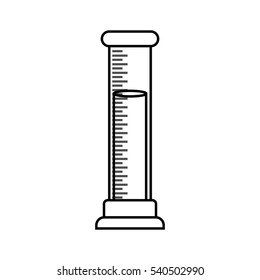Flask chemistry lab icon vector illustration graphic design