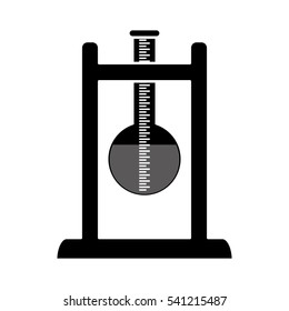 Flask chemistry lab icon vector illustration graphic design