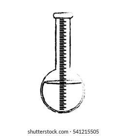 Flask chemistry lab icon vector illustration graphic design