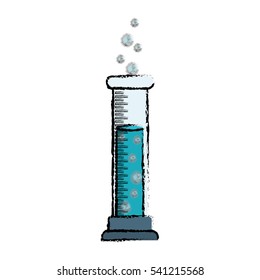 Flask chemistry lab icon vector illustration graphic design