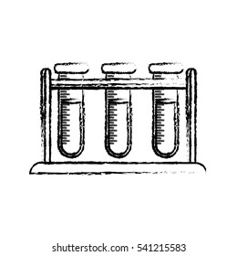 Flask chemistry lab icon vector illustration graphic design