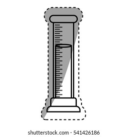 Flask chemistry lab icon vector illustration graphic design