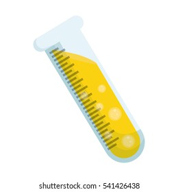 Flask chemistry lab icon vector illustration graphic design