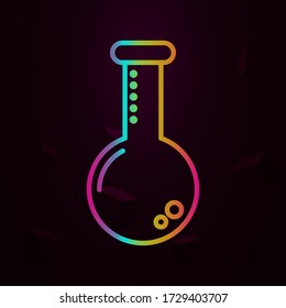 flask, chemistry, research nolan icon Simple thin line, outline vector of Business icons for ui and ux, website or mobile application