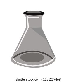 flask erlenmeyer wide vector and clip art