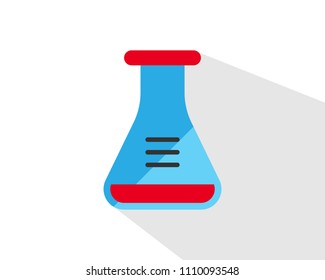 Flask Flat icon Vector Illustration