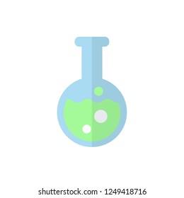 flask flat vector icon