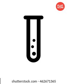 Flask with gas Icon Flat Style Isolated Vector Illustration