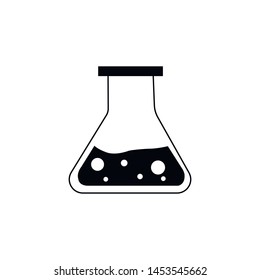 Flask Glass Chemistry vector icon