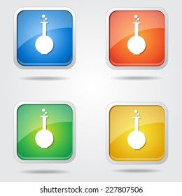 Flask Icon Colorful Vector Icon Design