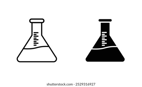 Flask icon concept. Stock vector