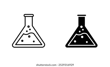 Flask icon concept. Stock vector