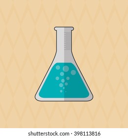flask icon design , vector illustration