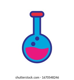 flask icon design vector template