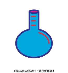 flask icon design vector template