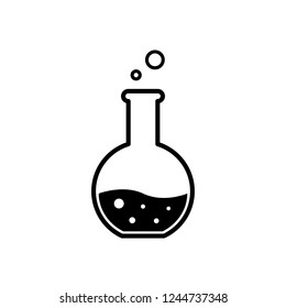 flask icon. Editable vector 64x64 Pixel. 