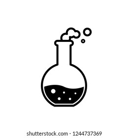 flask icon. Editable vector 64x64 Pixel. 