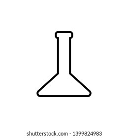 Flask icon graphic design template vector illustration
