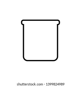 Flask icon graphic design template vector illustration