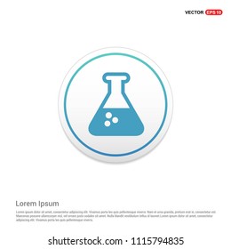 Flask icon Hexa White Background icon template - vector icon