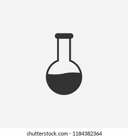 Flask icon illustration,vector medicine sign symbol