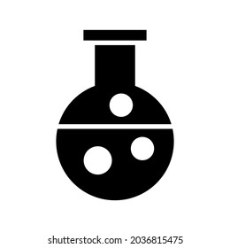 icono de frasco o logotipo símbolo de signo aislado ilustración vectorial - iconos vectoriales de estilo negro de alta calidad
