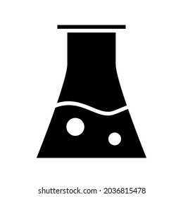 icono de frasco o logotipo símbolo de signo aislado ilustración vectorial - iconos vectoriales de estilo negro de alta calidad
