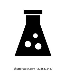 flask icon or logo isolated sign symbol vector illustration - high quality black style vector icons
