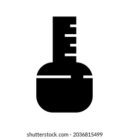flask icon or logo isolated sign symbol vector illustration - high quality black style vector icons
