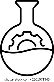 Flask icon, logo or symbol