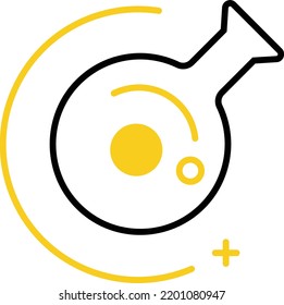 Flask icon, logo or symbol