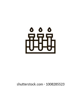 flask icon. sign design