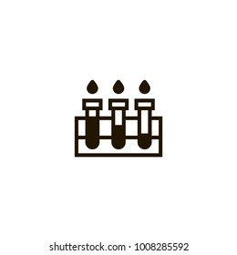 flask icon. sign design