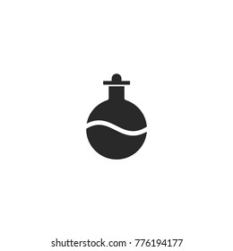 flask icon. sign design