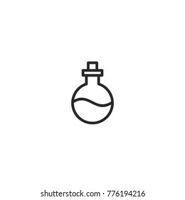  flask icon. sign design