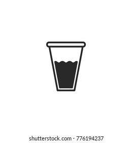  flask icon. sign design