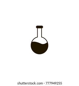 flask icon. sign design