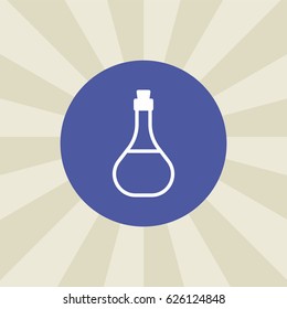 flask icon. sign design. background