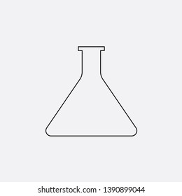 flask icon sign signifier vector
