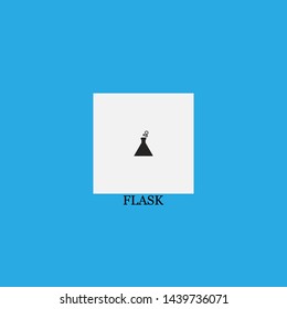 flask icon sign signifier vector