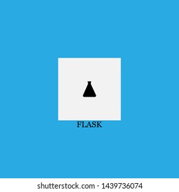 flask icon sign signifier vector