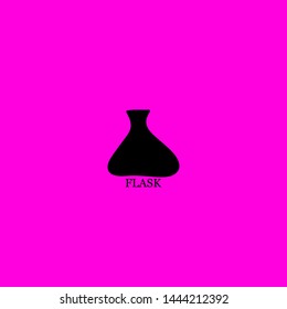 flask icon sign signifier vector