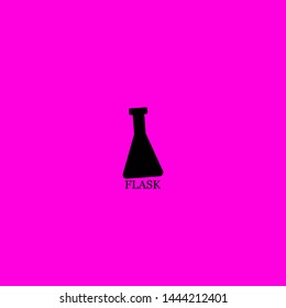 flask icon sign signifier vector