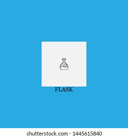 flask icon sign signifier vector